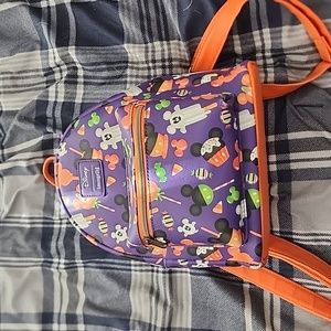 Loungefly Disney Mickey Mouse Halloween Treats Mini Backpack